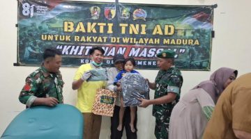 Karya Bakti TNI AD Menyentuh Kepulauan Sumenep, 11 Anak Giligenting Ikuti Sunatan Massal