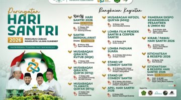Hari Santri 2026 Siap Mengubah Wajah Sumenep Sepanjang Oktober, PCNU Hadirkan Sholawat, Lomba Kreativitas, Expo Pesantren hingga Kirab Akbar