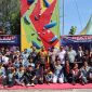 Ket foto: Foto bersama Pimpinan UNIJA Madura dan peserta Wirasta Climbing Competition (WCC) III se-Jawa Timur di area Wall Climbing kampus setempat, Sabtu (29/8/2026).