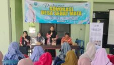 Ket Foto: Kepala Puskesmas Bago, drg. Kimawaty Any Marsudi, bersama jajaran mengikuti advokasi Program Desa Sehat Mata Tahun 2026 di Desa Alasnyiur, Kecamatan Besuk, Kabupaten Probolinggo, Kamis (3/9/2026). Program ini mendorong deteksi dini gangguan penglihatan dan pencegahan kebutaan di masyarakat.