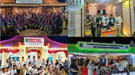 Ket Foto:
Stan Bappeda, RSUD dr. H. Moh. Anwar, Dinas Lingkungan Hidup (DLH), serta Dinas Kesehatan, Pengendalian Penduduk dan Keluarga Berencana (Dinkes P2KB) Kabupaten Sumenep dalam Pameran Pembangunan rangkaian Madura Night Vaganza (MNV) 2026 di GOR A. Yani Pangligur, Sumenep. Keempatnya masuk dalam jajaran enam stan terbaik MNV 2026.