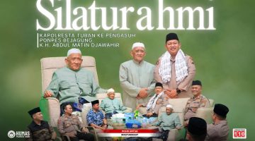 Kapolresta Tuban Dekat dengan Ulama, Silaturahmi ke Ponpes Sunan Bejagung Jadi Momentum Perkuat Sinergi