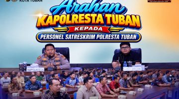 Perkuat Penegakan Hukum, Kapolresta Tuban Dorong Satreskrim Bekerja Cepat, Cermat dan Berintegritas
