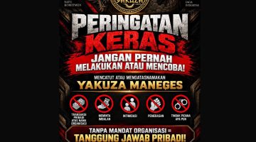 Pimpinan Yakuza Maneges Siap Tindak Hukum Siapapun yang Manfaatkan Nama Organisasi untuk Kepentingan Pribadi