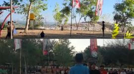 Ruang terbuka di kawasan TPA Torbang, Kecamatan Batuan, Sumenep, mulai dimanfaatkan masyarakat. Penataan kawasan menjadi bagian dari inovasi pengelolaan lingkungan DLH Sumenep.