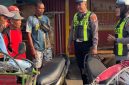 Ket foto: Satlantas Polresta Sumenep hadir menyapa pengemudi bentor sekaligus menyampaikan pesan keselamatan dan ketertiban berlalu lintas.