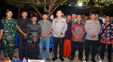 Sambung Roso, Kapolresta Sumenep Serap Aspirasi 14 Kepala Desa dan Tomas Saronggi