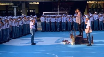 Kapolresta Sumenep Pimpin Upacara Serentak, Pelajar Diingatkan Jauhi Perilaku Negatif