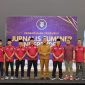 Ket Foto: Ketua JSI Sumenep Igusty Madani bersama jajaran pengurus JSI periode 2026-2029 saat pengukuhan di Ballroom Myze Hotel Sumenep, Selasa (15/9/2026). Pengukuhan menjadi momentum meneguhkan amanah pers, fakta, etika dan empati dalam menjalankan tugas jurnalistik.