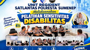 Satlantas Polresta Sumenep Gelar Pelatihan Sensitivitas Disabilitas, Perkuat Pelayanan yang Inklusif