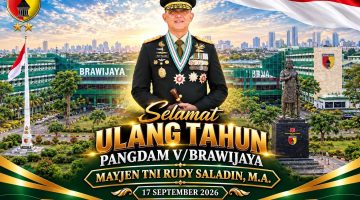 Selamat Ulang Tahun Pangdam V/Brawijaya, Dandim Sumenep Doakan Amanah dan Sukses dalam Pengabdian