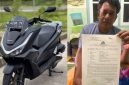 Ket Foto: Ilustrasi sepeda motor Honda PCX (kiri), sementara orang tua Fauzan menunjukkan bukti laporan terkait kejadian tersebut (kanan).