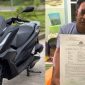 Ket Foto: Ilustrasi sepeda motor Honda PCX (kiri), sementara orang tua Fauzan menunjukkan bukti laporan terkait kejadian tersebut (kanan).