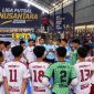 Ket Foto: SonGENnep FC membawa talenta-talenta lokal Sumenep tampil di Liga Nusantara Jawa Timur 2026 di GOR Nisrina Futsal Center, Surabaya, Senin (21/9/2026).