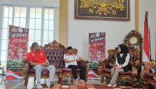 Ketua Askab PSSI Sumenep Febmi Noerdiansyah saat memaparkan persiapan Piala AF Sport U-17 Sumenep dalam Talk Show, Selasa (22/9/2026).