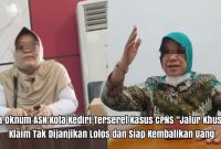 (Foto kolase sebelah kiri kerudung cokelat muda NDK dan sebelah kanan kerudung hijau muda toska LS, dok: Bimo)