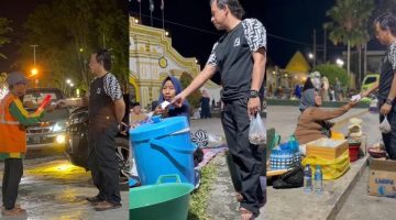 Hari ke-114, Sedekah Setiap Hari Detikzone.id Sasar Penjual Kacang, Tukang Parkir dan Penjual Kopi