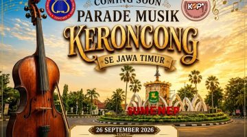 Malam Ini, Keroncong Se-Jatim Akan Ramaikan Taman Bunga Sumenep, Yuk Saksikan!