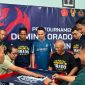 Ket Foto: Puluhan peserta serius mengadu strategi dalam Turnamen Domino Piala Panglima TNI yang digelar ORADO Pamekasan bersama Kodim 0826/Pamekasan di Aula Makodim, Minggu (27/9/2026).