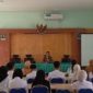Foto: Kepala Dinkes Kabupaten Probolinggo dr. Hariawan Dwi Tamtomo dalam penerimaan peserta Program Internsip Dokter Indonesia (PIDI) Angkatan III