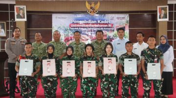 Dandim Sumenep Apresiasi Pengabdian Kadet Unhan, Titip Pesan tentang Disiplin dan Kepedulian
