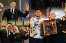 Ket foto: Bang Ali dan Ibu Fitria Ali menerima penghargaan dalam ajang Star Iconic 2026. Keduanya mendedikasikan pencapaian tersebut sebagai motivasi untuk terus memberikan manfaat bagi anak yatim, kaum dhuafa, dan masyarakat yang membutuhkan.