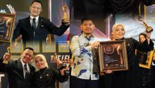 Ket foto: Bang Ali dan Ibu Fitria Ali menerima penghargaan dalam ajang Star Iconic 2026. Keduanya mendedikasikan pencapaian tersebut sebagai motivasi untuk terus memberikan manfaat bagi anak yatim, kaum dhuafa, dan masyarakat yang membutuhkan.