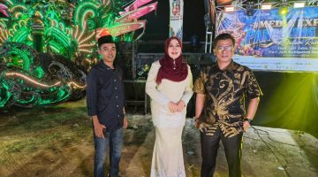 Ket. Foto: Senator DPD RI Dr. Lia Istifhama (tengah) saat menghadiri pembukaan Media Expo 2026 di Kabupaten Sumenep, Selasa (27/10/2026).