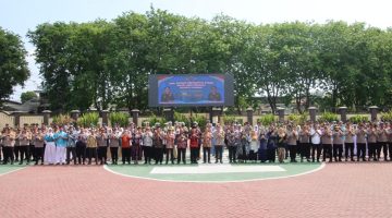 Cegah Gangguan Sejak Dini, Polresta Sumenep Gelar Apel Satgas Polisi Jogo Sekolah