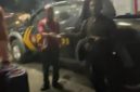 Ket Foto: Mobil bertuliskan Polsek Lenteng yang diduga menerobos antrean dan mengisi BBM jenis solar bersubsidi di SPBU Ganding, Kabupaten Sumenep, Sabtu malam (31/10/2026).