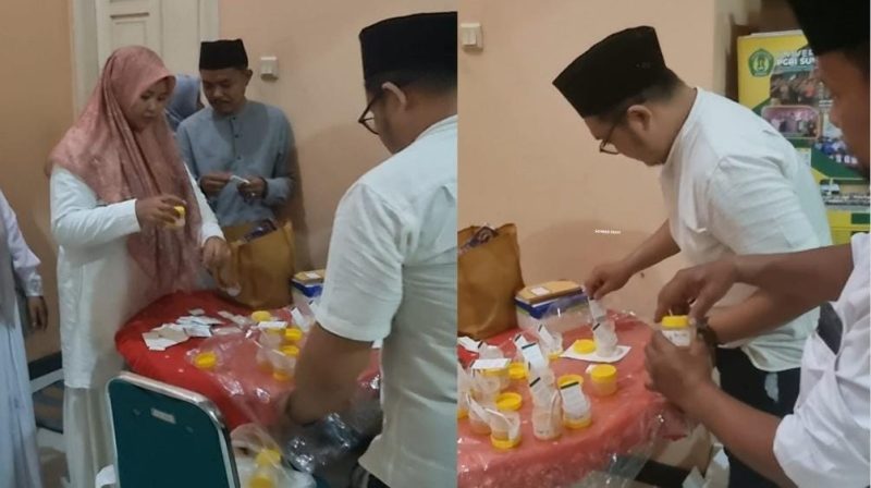 Ket Foto: Kepala BNNK Sumenep Ferry Sandy Sitepu, S.I.K., M.H., memimpin sidak dan tes urine terhadap 29 personel BNNK Sumenep, Sabtu (31/10/2026). Hasil pemeriksaan menunjukkan seluruh personel dinyatakan negatif narkotika.