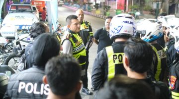 Tak Ingin Sumenep Diteror Balap Liar dan 3C, Kapolresta Turun Langsung Pimpin Patroli Malam